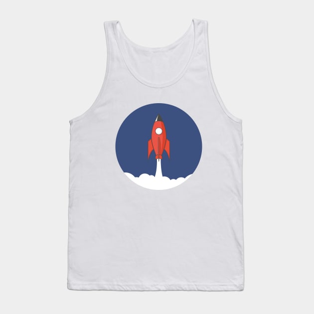 Spaceship Tank Top by yingdude